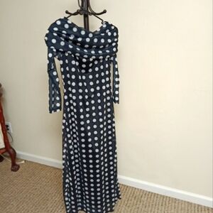 Women's Dress Pok-A-Dot Black and white